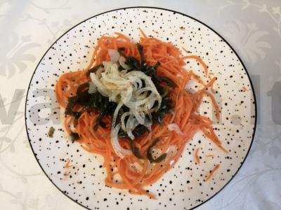 Salotos su jūros kopūstais ir morkomis Žingsnis 8