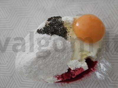 Vafliai su vyšnių sultimis Žingsnis 1