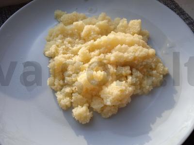 Kuskusas su pievagrybiais ir kalmarais Žingsnis 5