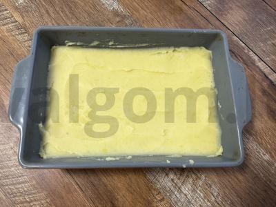 Bulvių apkepas su mėsa ir žaliais žirneliais Žingsnis 7