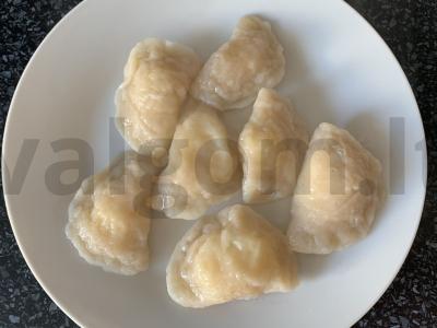 Koldūnai su sūriu vakarienei Žingsnis 7