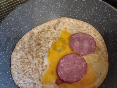 Lavašas su kiaušiniu Žingsnis 6