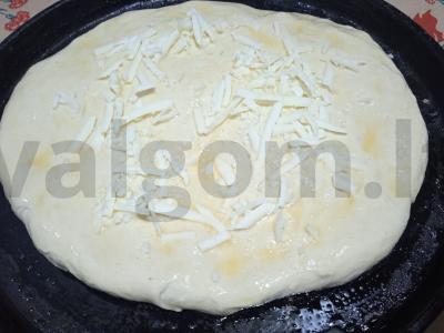 Megrėlų hachapuri su sūrio dešra Žingsnis 9