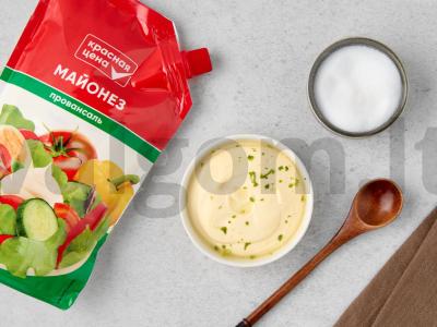 Krevetės su citrusiniais vaisiais ir majonezu Žingsnis 3