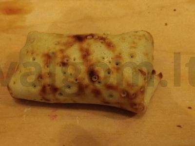 Blynai, įdaryti mėsa ir grybais Žingsnis 7