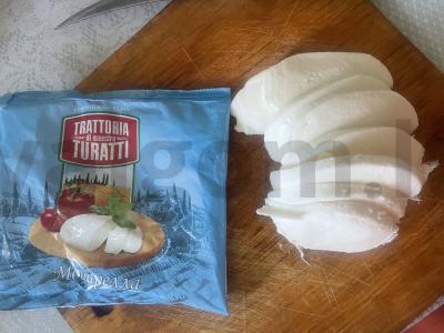 Mozzarella ratatouille salotas Žingsnis 1