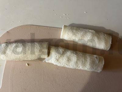 Mini ritinėliai iš tostinio duonos su įdaru Žingsnis 12