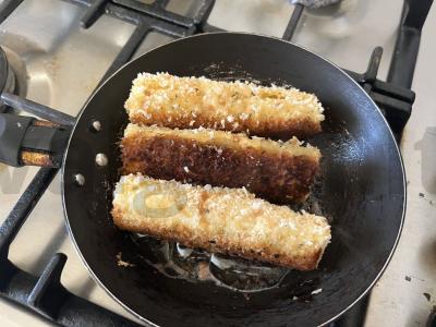 Mini ritinėliai iš tostinio duonos su įdaru Žingsnis 16