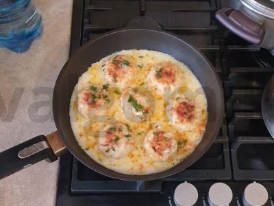 Žuvies kotletai su ryžiais padaže Žingsnis 6