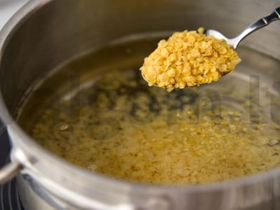 Pšenių košė su mėsa Žingsnis 1