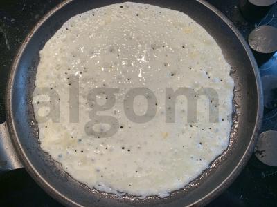 Blynai su jogurtu ir verdančiu vandeniu Žingsnis 5