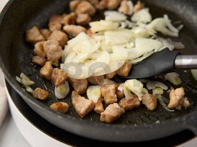 Pšenių košė su mėsa Žingsnis 6