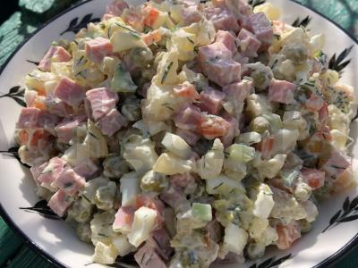 Olivjė su žaliais pomidorais Žingsnis 10