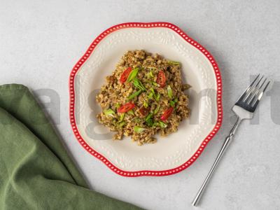 Pirklių kviečiai su pesto ir džiovintais pomidorais pagrindine nuotrauka