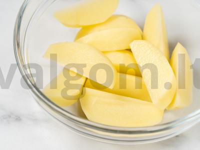 Marinuoti bulvės Žingsnis 1