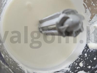 Mousse desertas iš serbentų Žingsnis 1