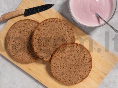 Tortas „Šokoladas vyšnioje“ Žingsnis 14