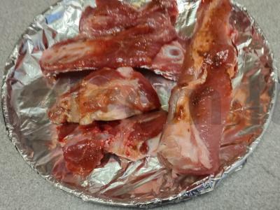 Kepti kiaulienos šonkauliai adžikoje Žingsnis 4