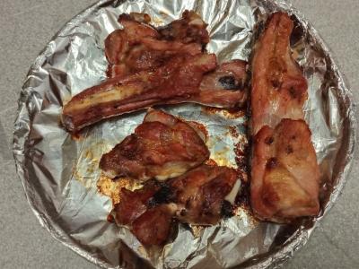 Kepti kiaulienos šonkauliai adžikoje Žingsnis 5