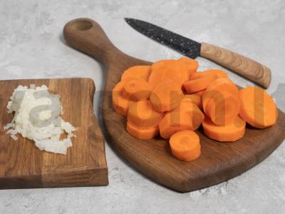 Pomidorų sriuba-pyragas su blenderiu Žingsnis 1