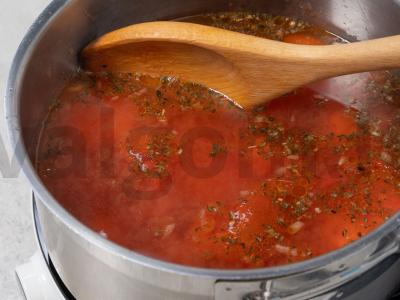 Pomidorų sriuba-pyragas su blenderiu Žingsnis 4