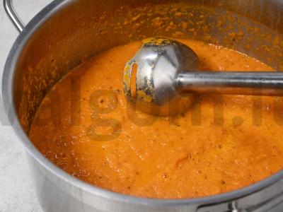 Pomidorų sriuba-pyragas su blenderiu Žingsnis 5