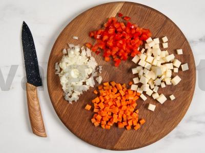 Faršas folijoje Žingsnis 2