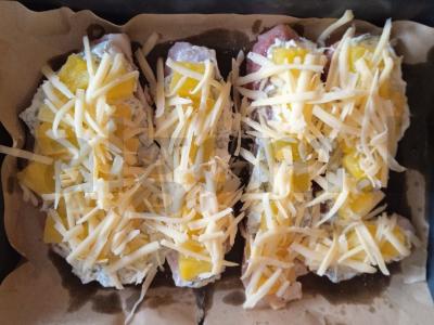 Kiauliena, kepta su ananasais Žingsnis 5