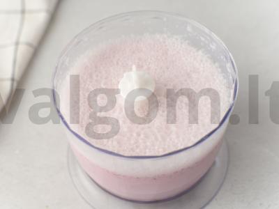 Kokteilis su ledais ir braškėmis Žingsnis 5