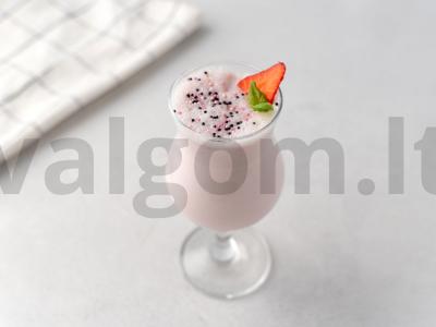 Kokteilis su ledais ir braškėmis Žingsnis 6