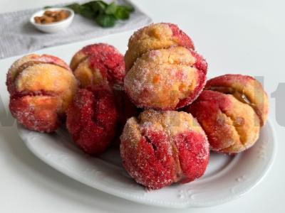 Pyragai „Persikai“ su kondensuotu pienu Žingsnis 6