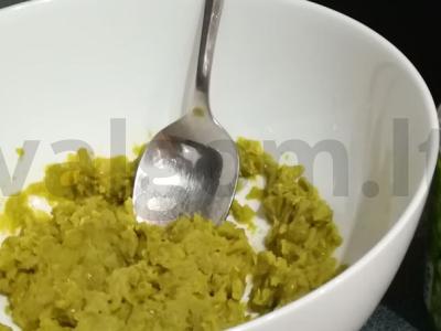 Konservuotų žirnių tyrė Žingsnis 2