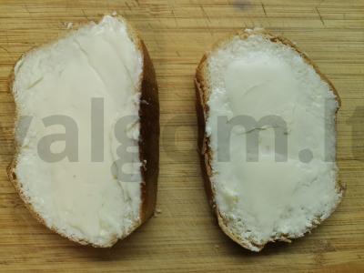 Sumuštiniai su raudonąja žuvimi ir parmezanu Žingsnis 1