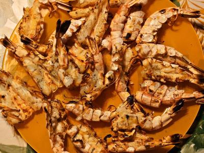 Grilio krevetės pagrindine nuotrauka