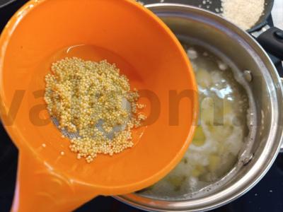 Daržovių krem-supas su grūdais ir sūriu Žingsnis 2