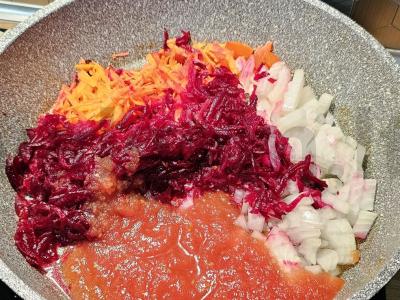 Boršas su jautienos kaulu ir jalapeño Žingsnis 3