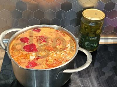 Boršas su jautienos kaulu ir jalapeño Žingsnis 5