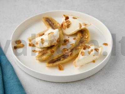 Bananų splitas su ledų indeliu Žingsnis 6