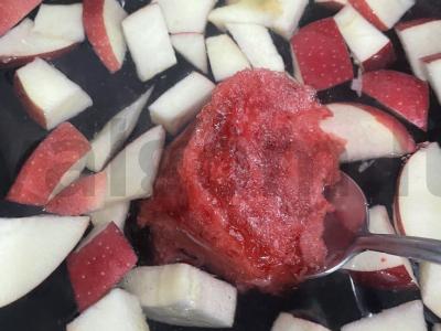 Kompotas „Citrininė braškė“ Žingsnis 2