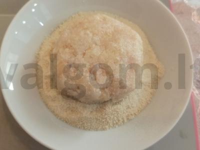 Žuvies kotletai su šonine Žingsnis 3