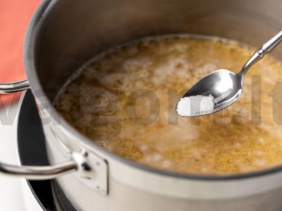 Salotos su bulguru ir daržovėmis Žingsnis 2