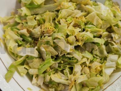 Labai greitas salotas „Ledinio puokštė“ Žingsnis 2