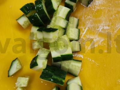 Labai greitas salotas „Ledinio puokštė“ Žingsnis 4