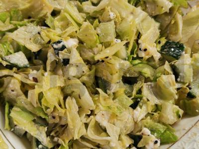 Labai greitas salotas „Ledinio puokštė“ pagrindine nuotrauka