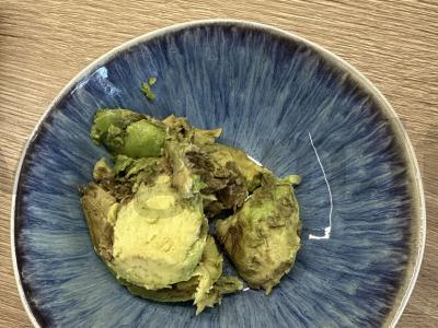 Kiaušinių ir avokadų užtepas Žingsnis 2