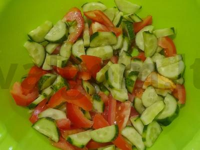 Salotos su kalmarais ir kinoja Žingsnis 3