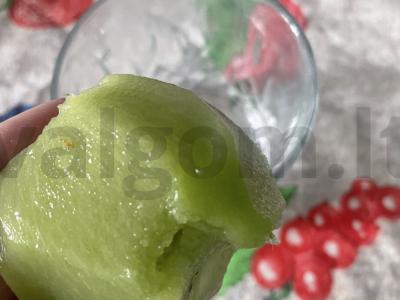 Smuzi „Persikų nuotaika“ Žingsnis 1