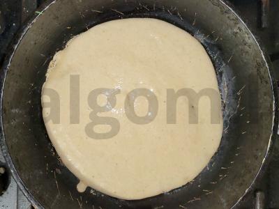 Purūs avižų blynai su acidofiliu ir braškėmis Žingsnis 2