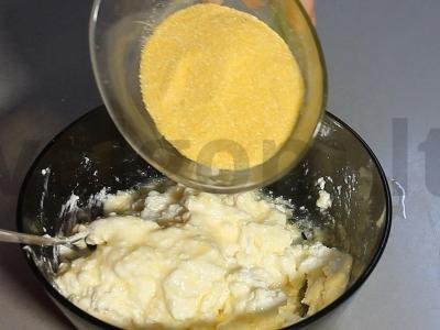 Varškės apkepas su polenta Žingsnis 3