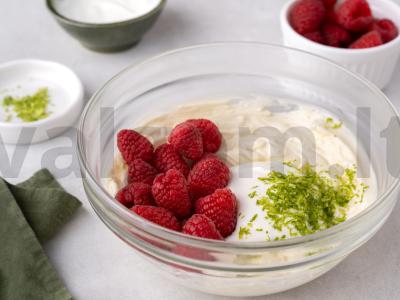 Aviečių mousse su laimu ir maskarponė Žingsnis 3